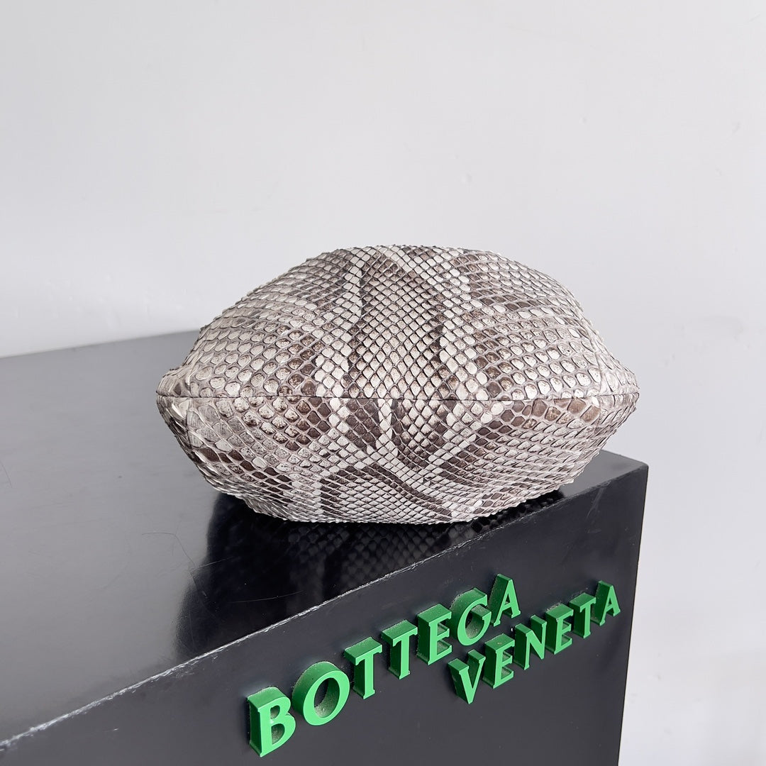 Bottega Veneta Mini Jodie 23 in Snake Pattern Calfskin Bag