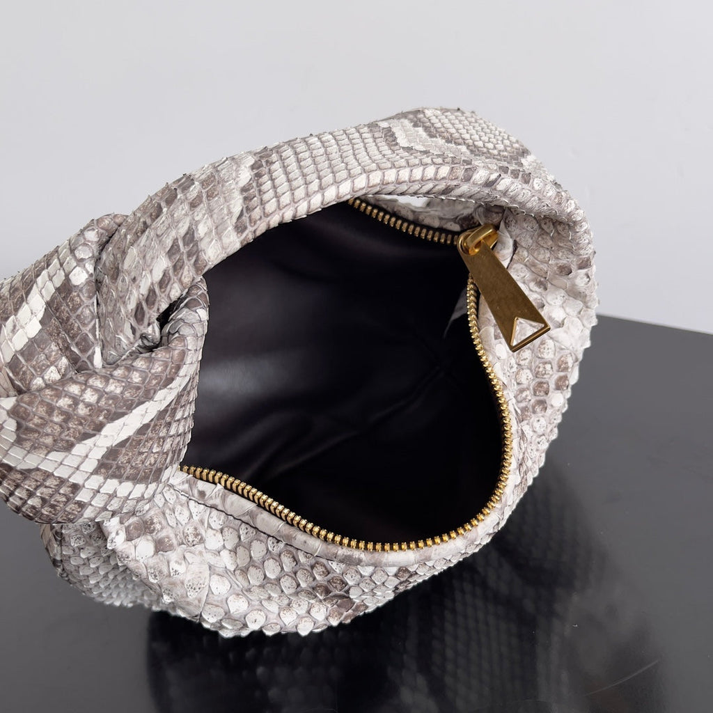 Bottega Veneta Mini Jodie 23 in Snake Pattern Calfskin Bag