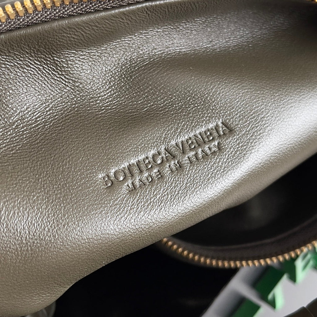 Bottega Veneta Small Jodie 36 in Kaki Lambskin Bag