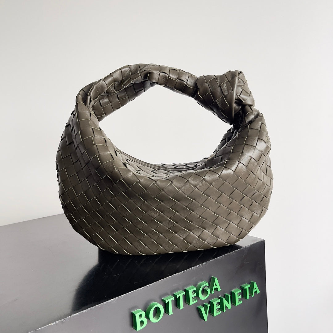 Bottega Veneta Small Jodie 36 in Kaki Lambskin Bag