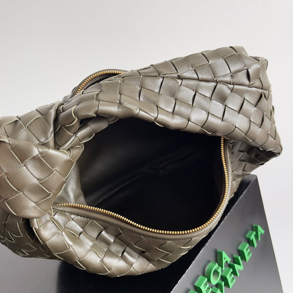 Bottega Veneta Small Jodie 36 in Kaki Lambskin Bag