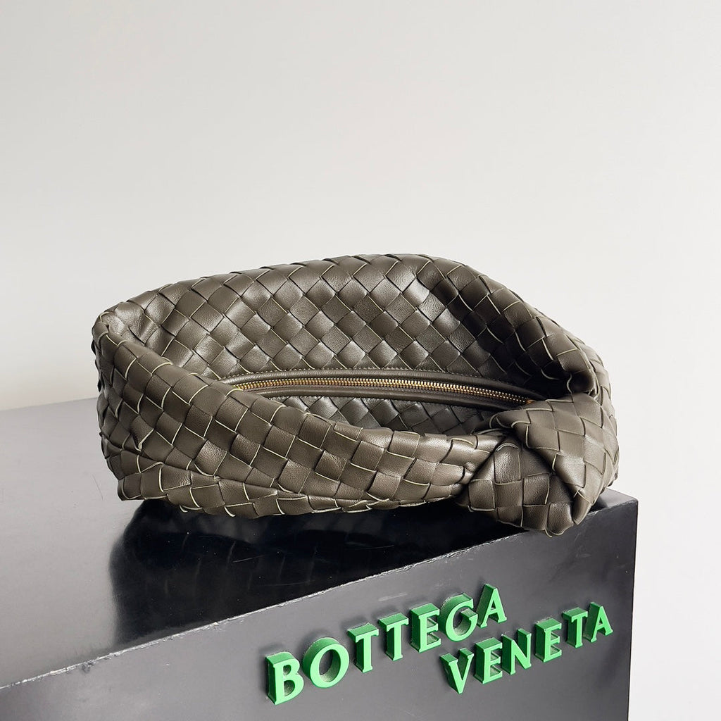 Bottega Veneta Small Jodie 36 in Kaki Lambskin Bag