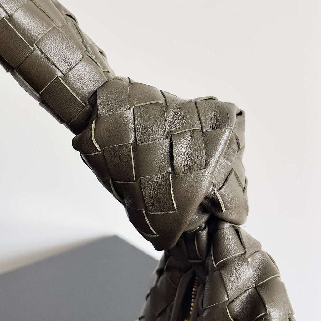 Bottega Veneta Small Jodie 36 in Kaki Lambskin Bag
