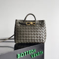 Bottega Veneta Small Andiamo 25 in Kaki Lambskin Bag
