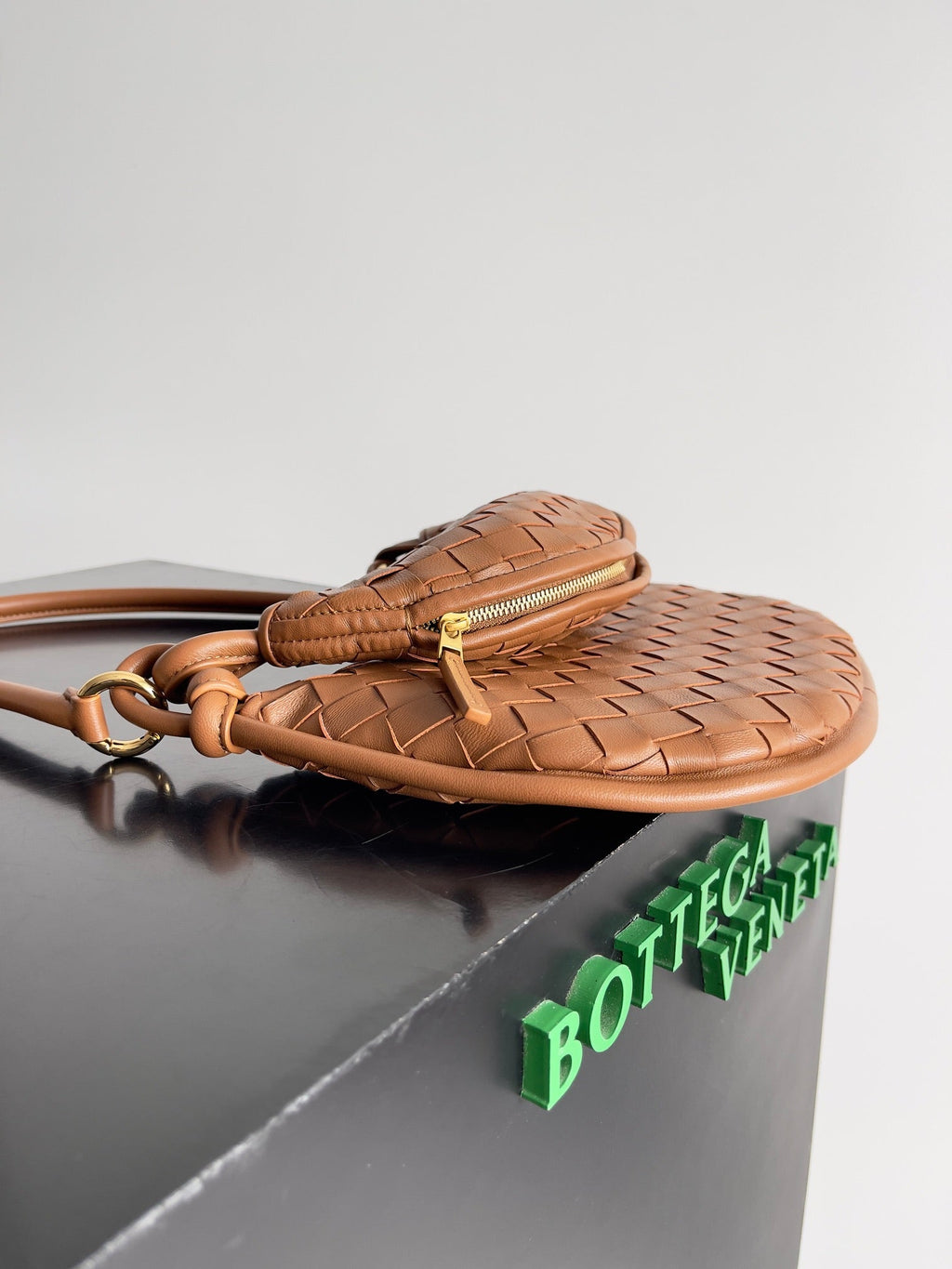 Bottega Veneta Small Gemelli 24 in Bronze Brown Lambskin Bag