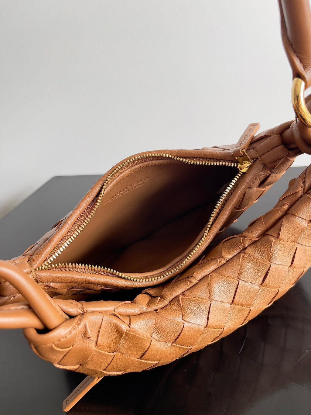 Bottega Veneta Small Gemelli 24 in Bronze Brown Lambskin Bag