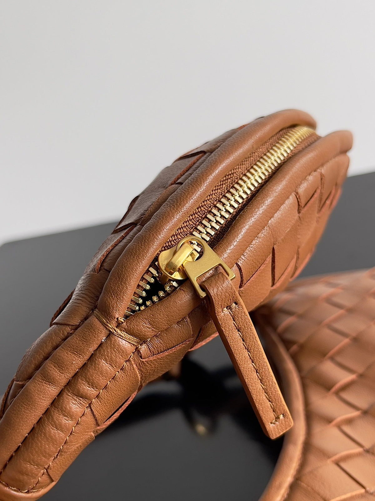 Bottega Veneta Small Gemelli 24 in Bronze Brown Lambskin Bag