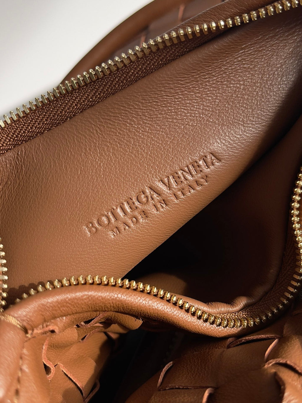 Bottega Veneta Small Gemelli 24 in Bronze Brown Lambskin Bag