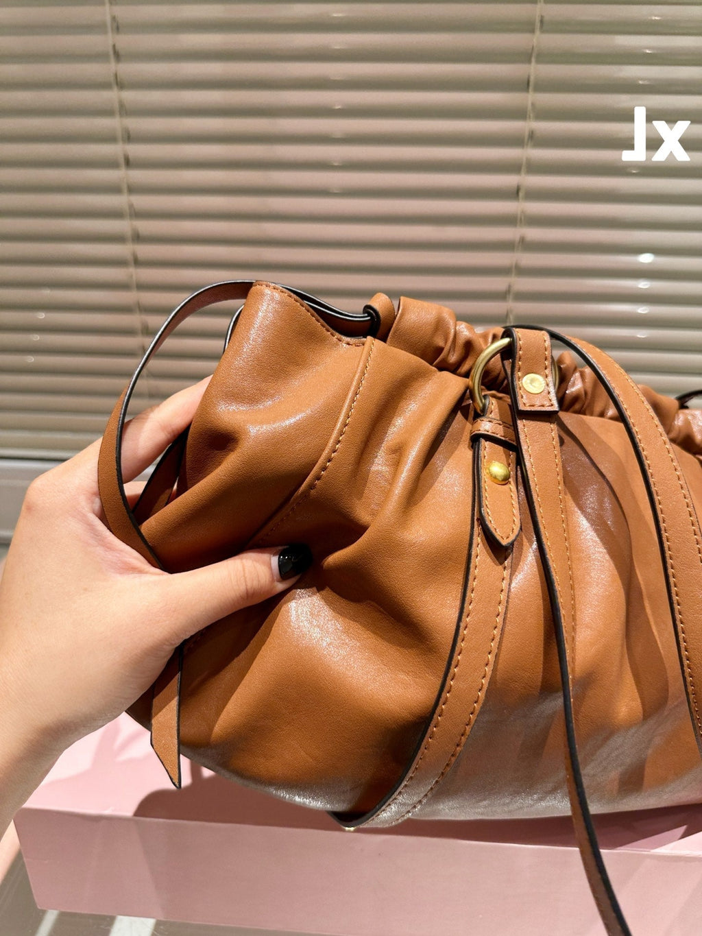 Nappa 42 Bag in Oak Leather