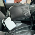 Loewe Mini 18 Camera Cross Body Bag in Black Calfskin