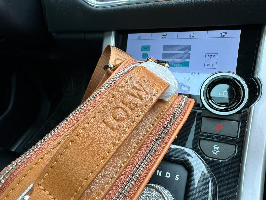 Loewe Mini 18 Camera Cross Body Bag in Warm Desert Calfskin