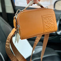 Loewe Mini 18 Camera Cross Body Bag in Warm Desert Calfskin