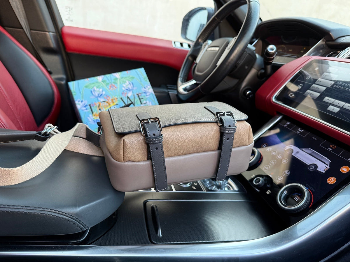 Loewe XS Military Messenger 25 Bag in Light Brown Calfskin
