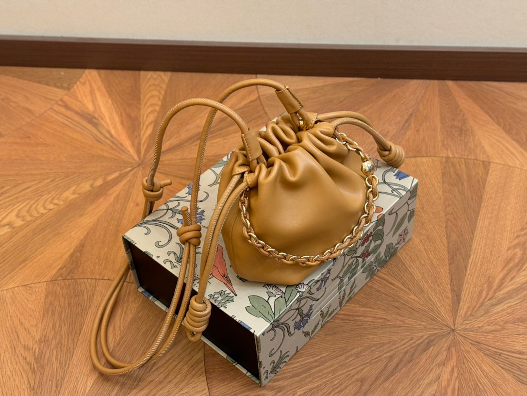 Loewe Mini 18 Flamenco Purse in Warm Desert Nappa Lambskin