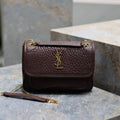 Saint Laurent Jamie Pochon 38 in Army Green Lambskin Gold Hardware Bag