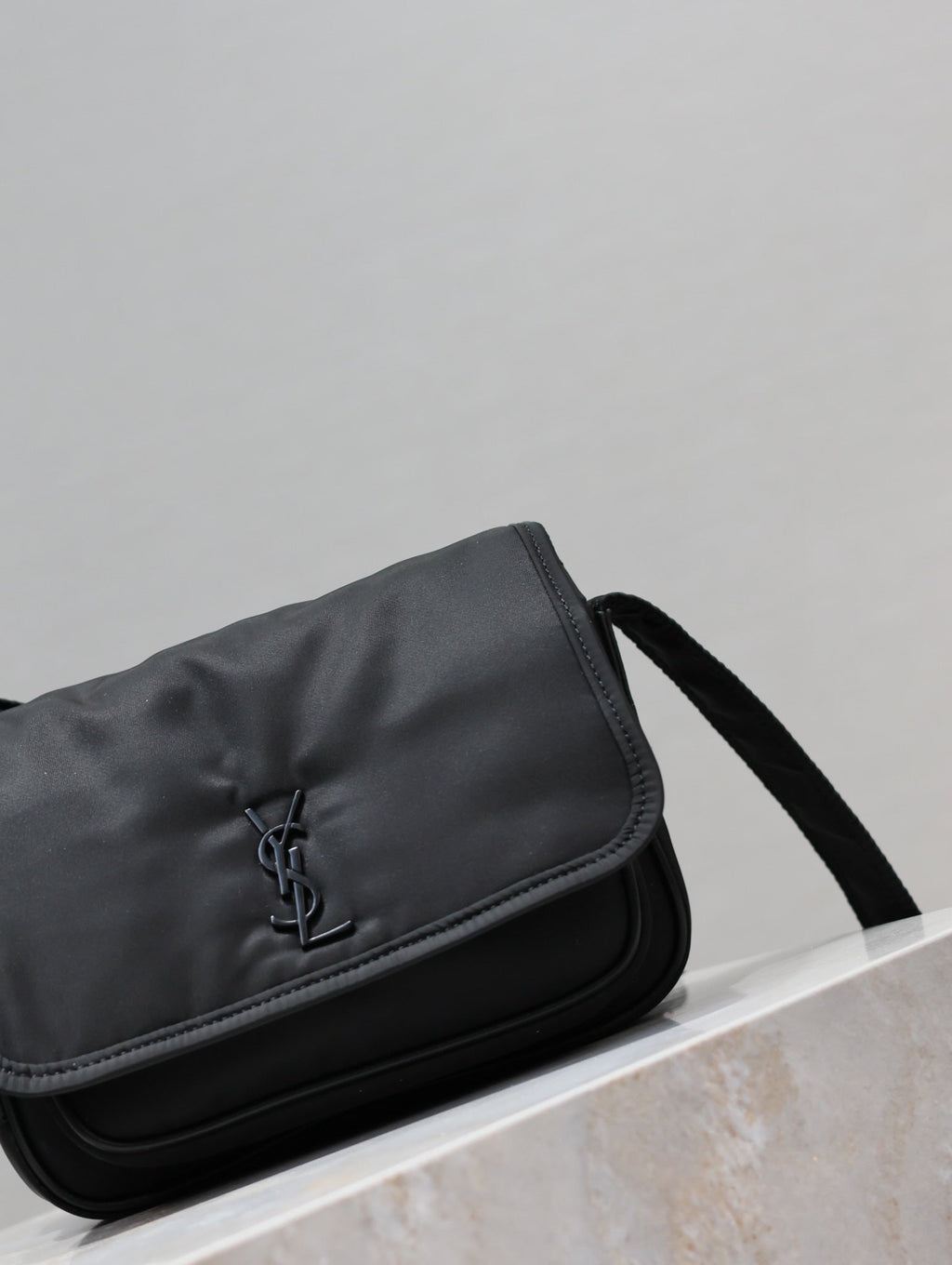 Saint Laurent Niki Baby 22 in Black Nylon Bag