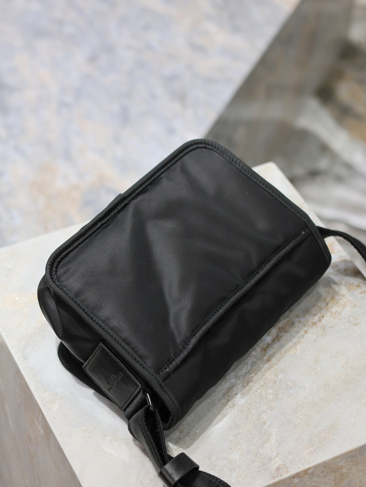 Saint Laurent Niki Baby 22 in Black Nylon Bag