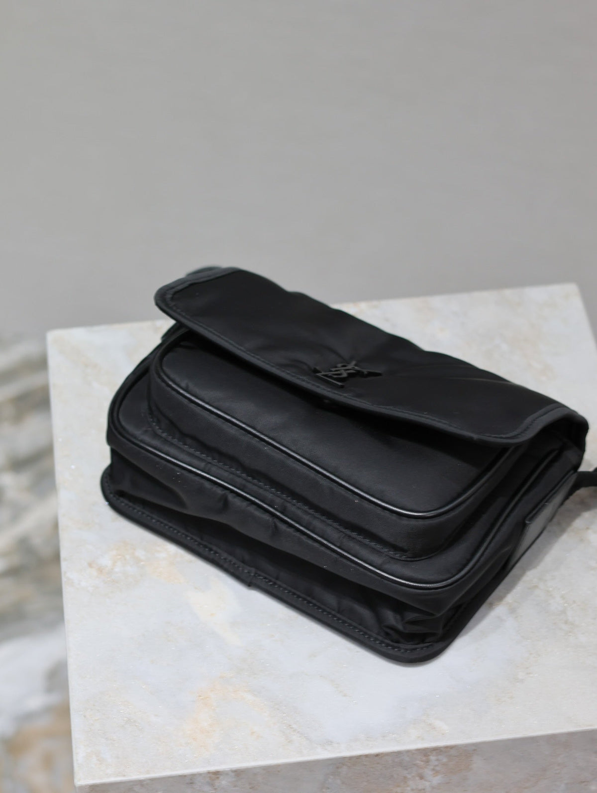 Saint Laurent Niki Baby 22 in Black Nylon Bag