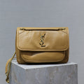 Saint Laurent Niki Medium 28 in Dijon Yellow Elephant Pattern Lambskin Bag