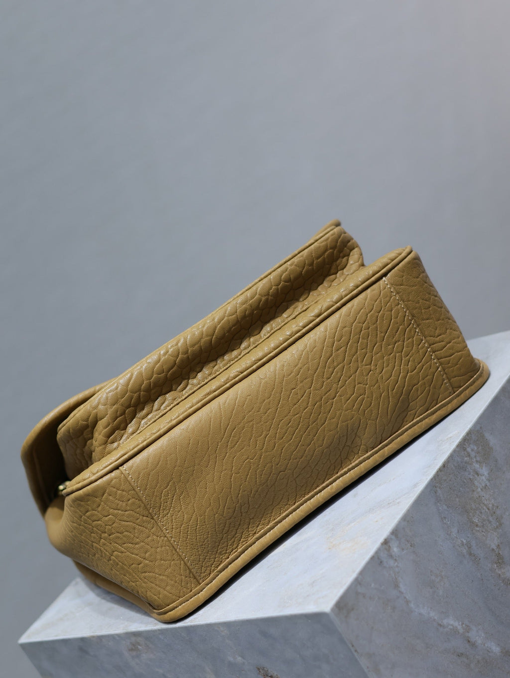 Saint Laurent Niki Medium 28 in Dijon Yellow Elephant Pattern Lambskin Bag