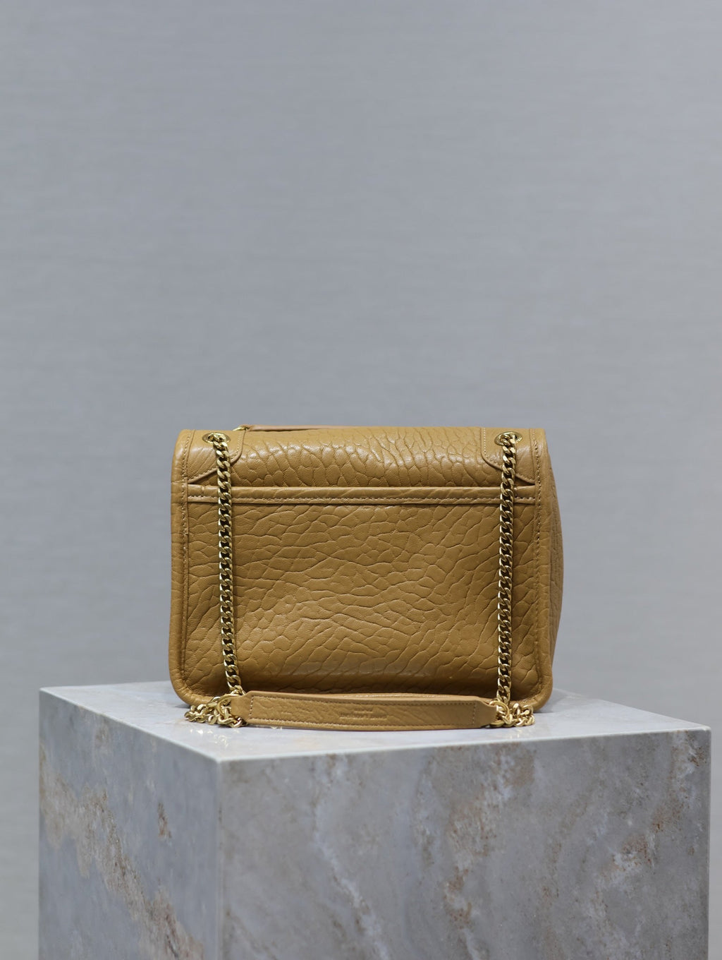 Saint Laurent Niki Baby 22 in Dijon Yellow Elephant Pattern Lambskin Bag