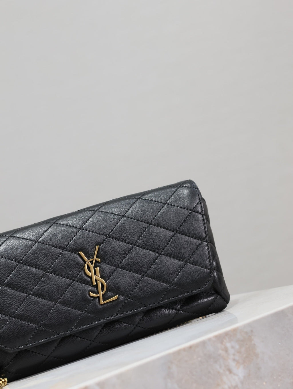 Saint Laurent 25S Saint Laurent Gaby 19 in Black Quilted Calfskin Gold Hardwre Bag