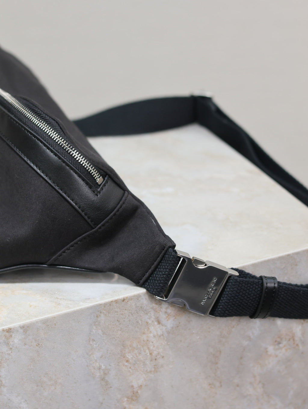 Saint Laurent 25S Classic Crossbody Bag 26 in Black Canvas Silver Hardwre