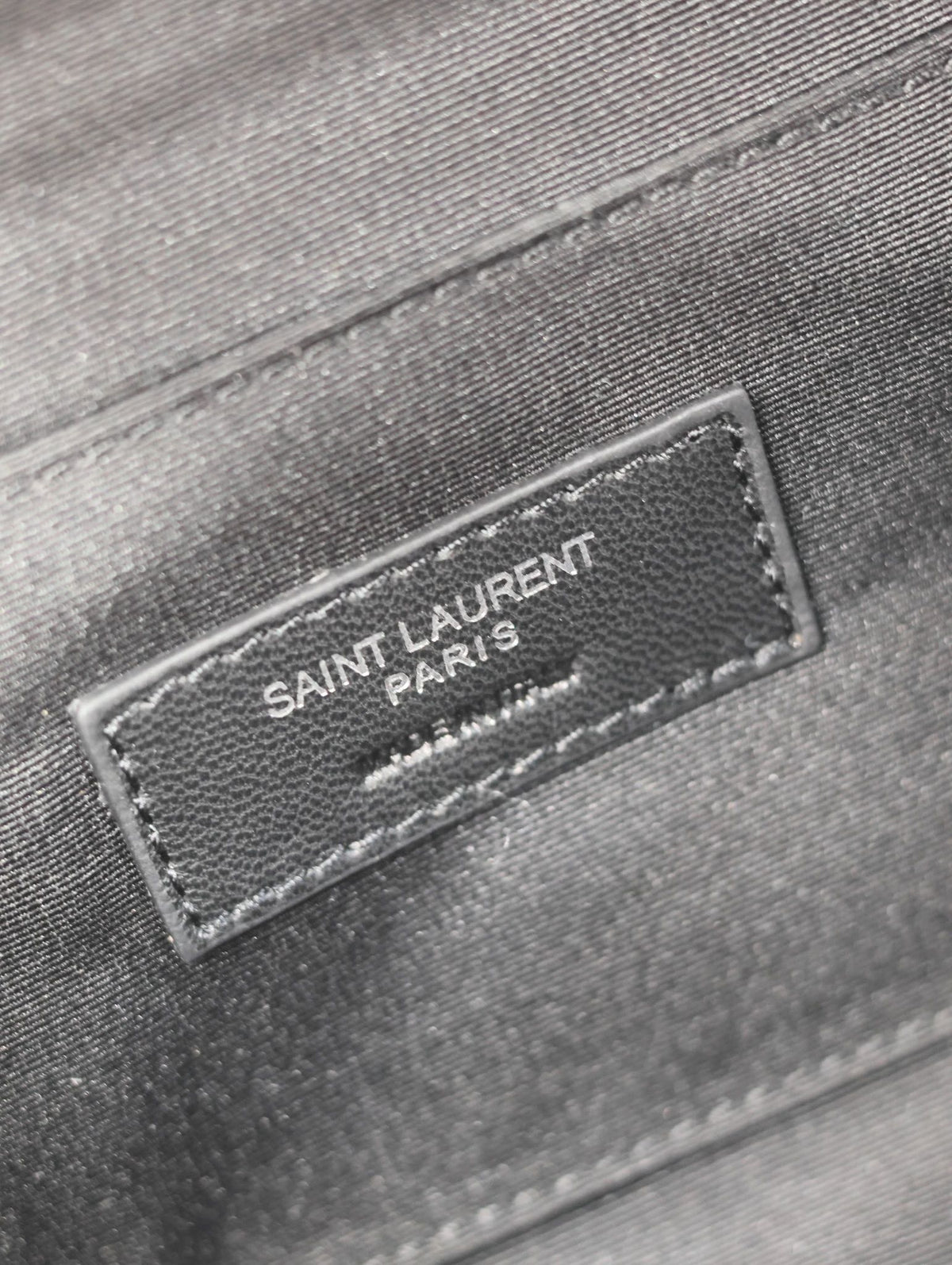 Saint Laurent 25S Classic Crossbody Bag 26 in Black Canvas Silver Hardwre