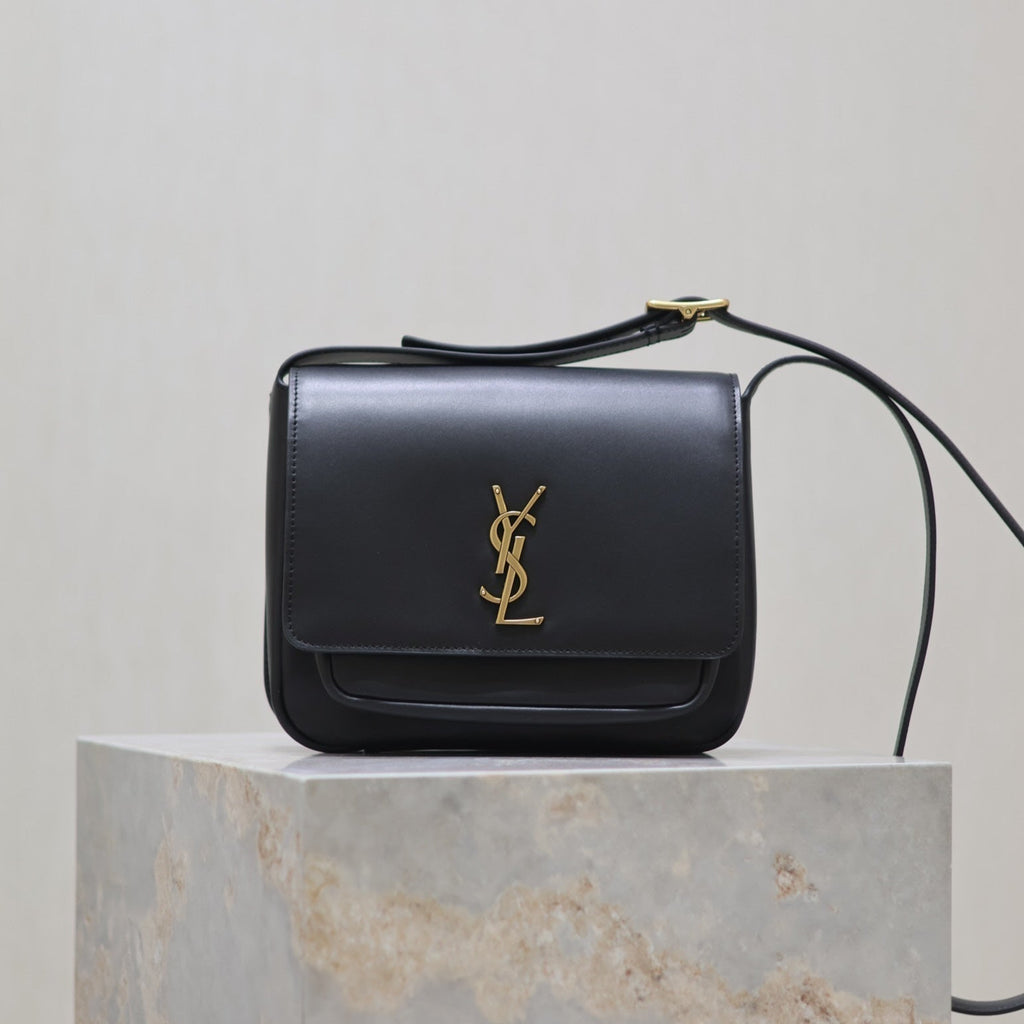 Saint Laurent 25S Niki Baby 22 in Black Calfskin Gold Hardwre Bag