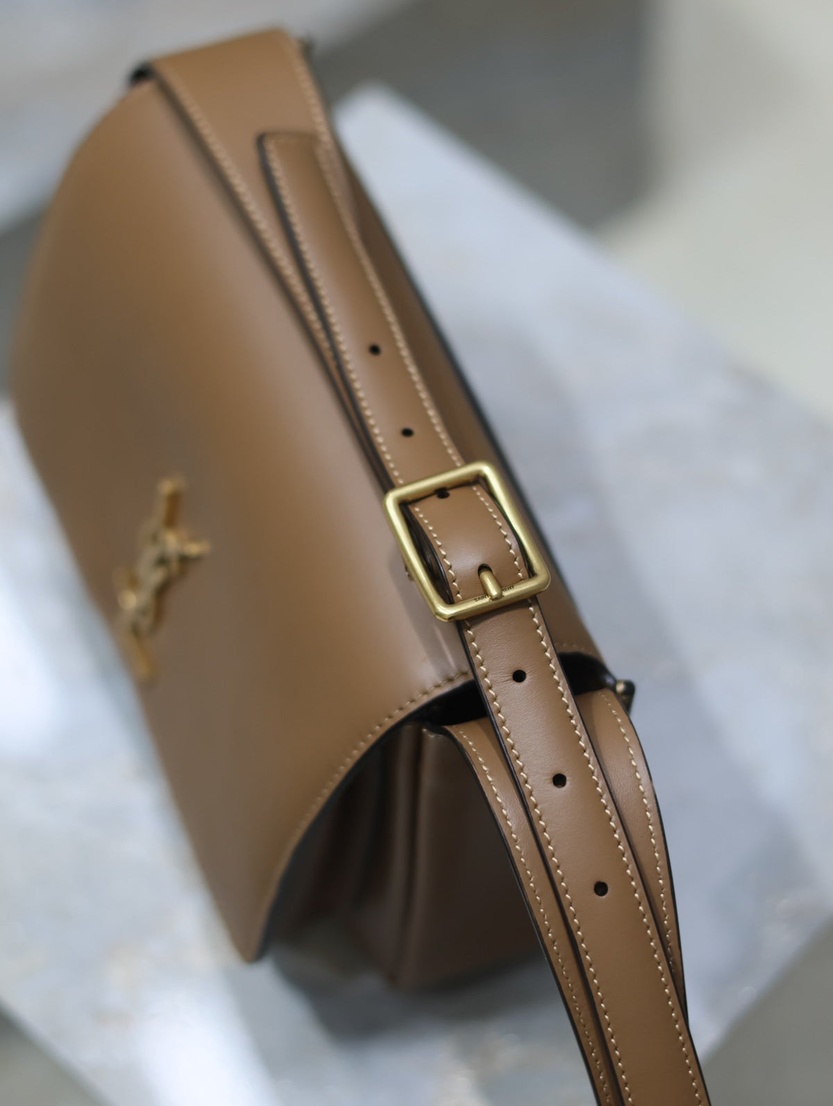 Saint Laurent 25S Niki Baby 22 in Brown Calfskin Gold Hardwre Bag