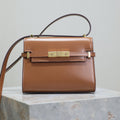 Saint Laurent 25S Mini Manhattan 19 in Brown Calfskin Gold Hardwre Bag