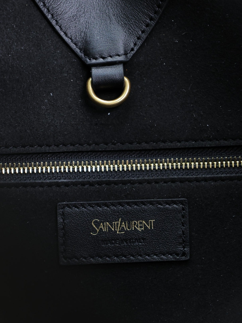 Saint Laurent Tote Bag 50 in Black Calfskin