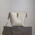 Saint Laurent 25S Le 37 Bag 20 in Dusty Gray Calfskin Gold Hardwre