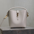 Saint Laurent 25S Le 37 Mini 15 in Dusty Gray Calfskin Gold Hardwre Bag