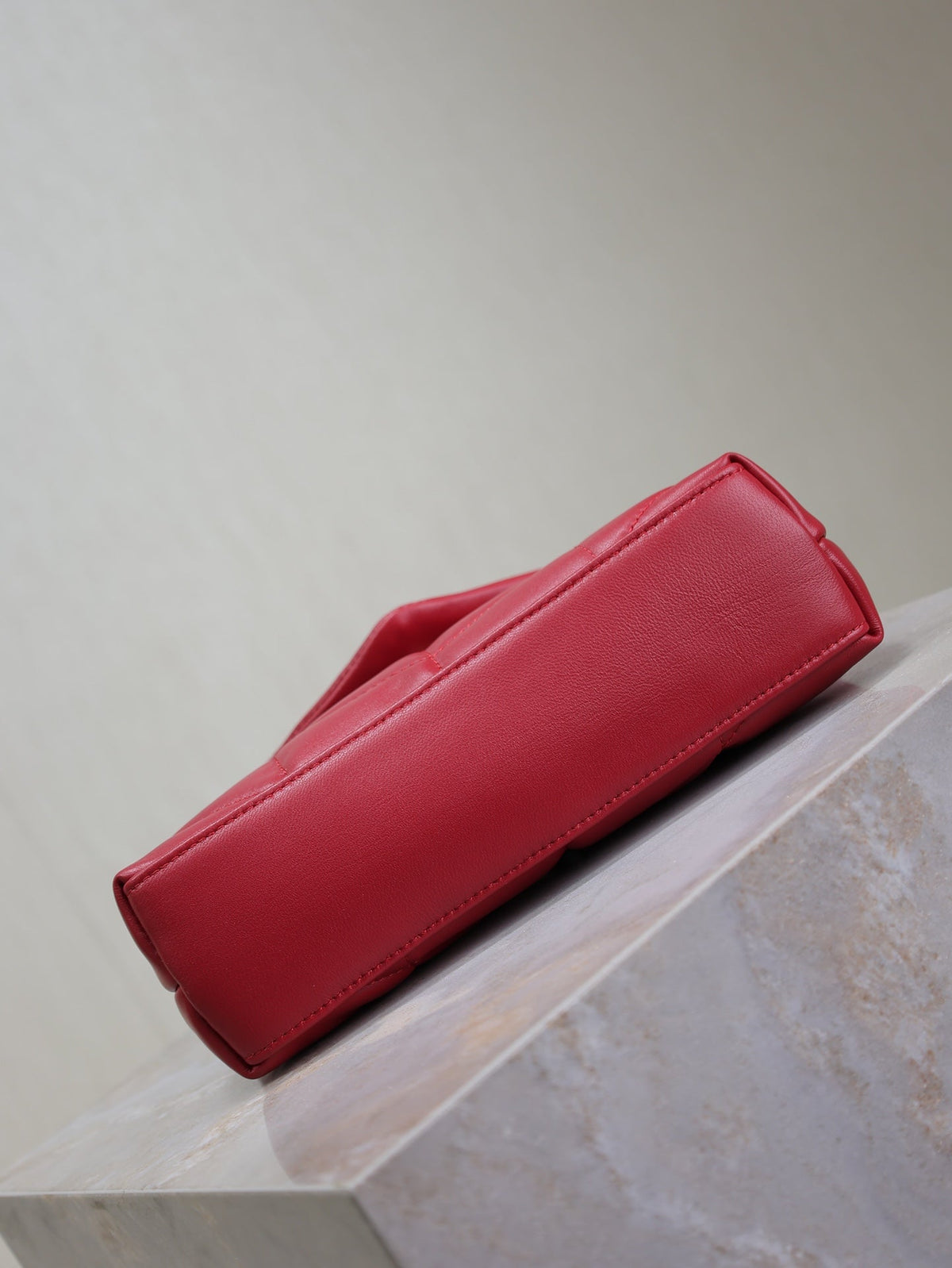 Saint Laurent Puffer Toy 23 in Red Lambskin Gold Hardware Bag