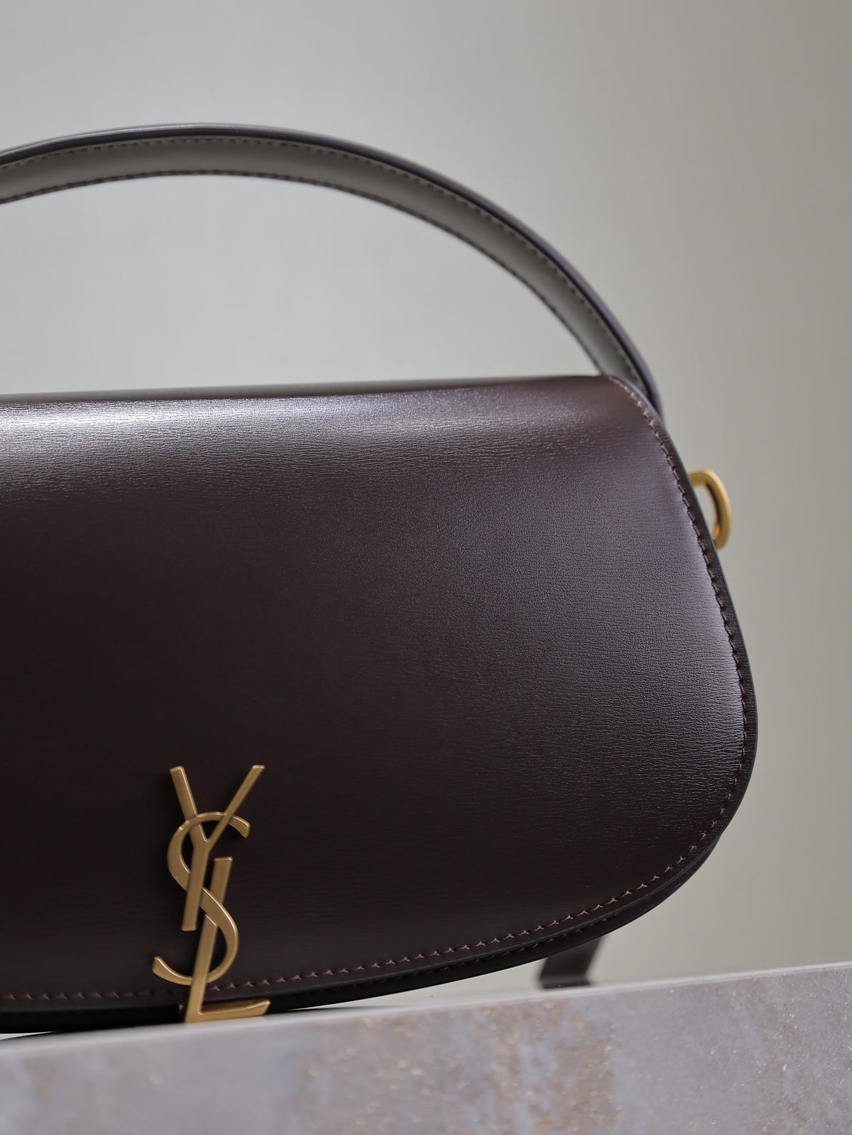 Saint Laurent Voltaire 24 in Brunette Brown Calfskin Bag