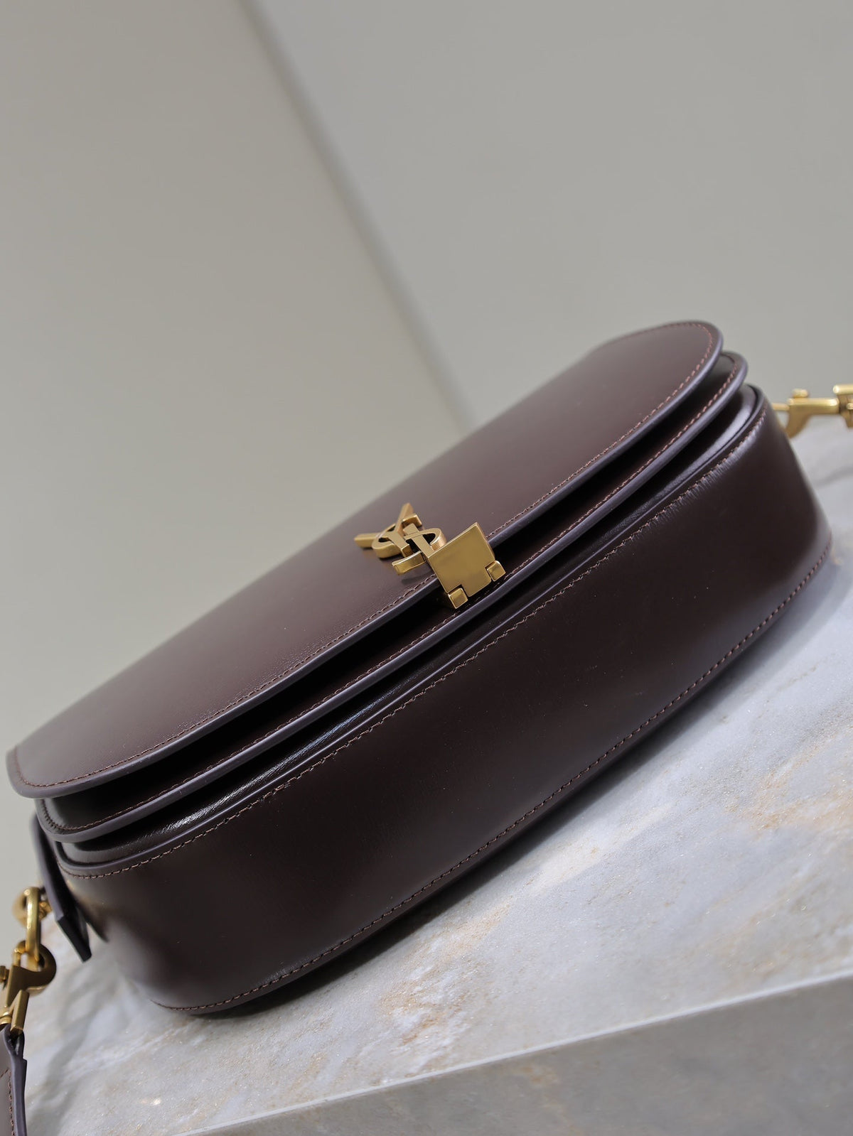 Saint Laurent Voltaire 24 in Brunette Brown Calfskin Bag