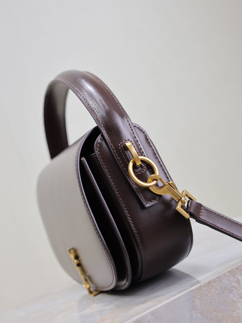 Saint Laurent Voltaire 24 in Brunette Brown Calfskin Bag