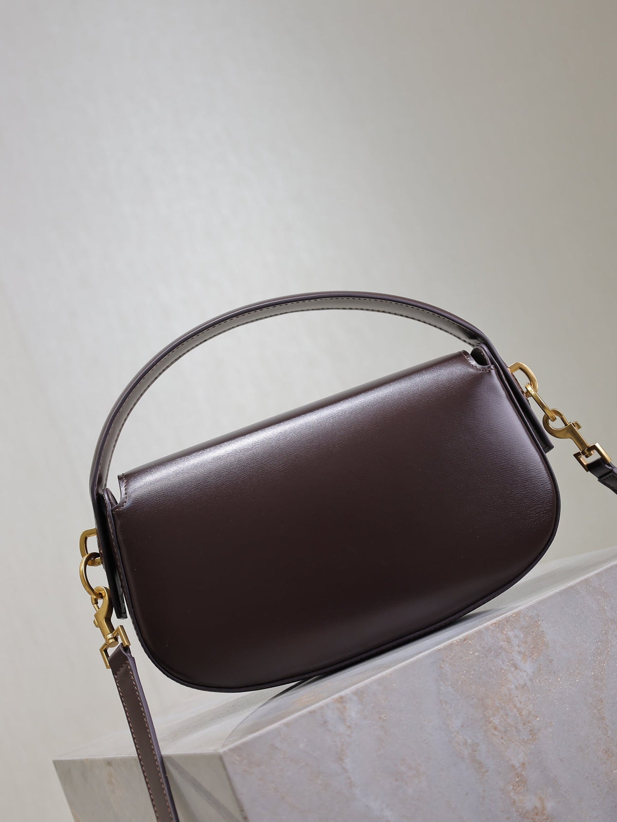 Saint Laurent Voltaire 24 in Brunette Brown Calfskin Bag