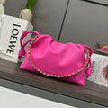 Loewe Medium 30 Flamenco Purse Bucket in Fusica Pink Lambskin