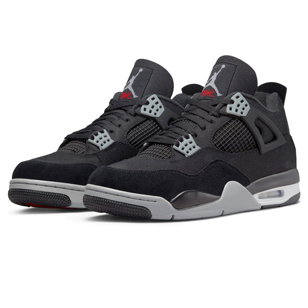 Jordan 4 Retro SE Black Canvas Sneakers
