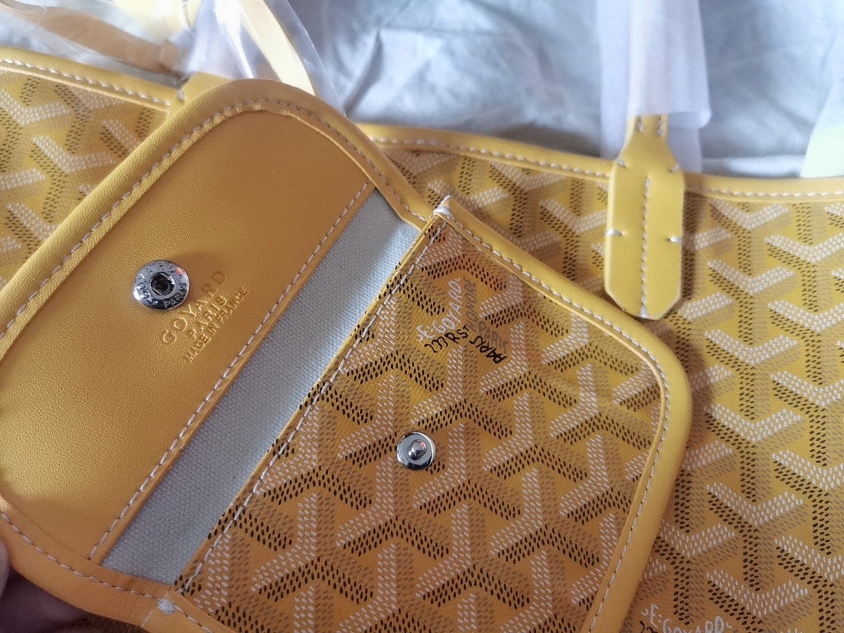 Goyard Mini Hobo Boheme 38cm Yellow Canvas