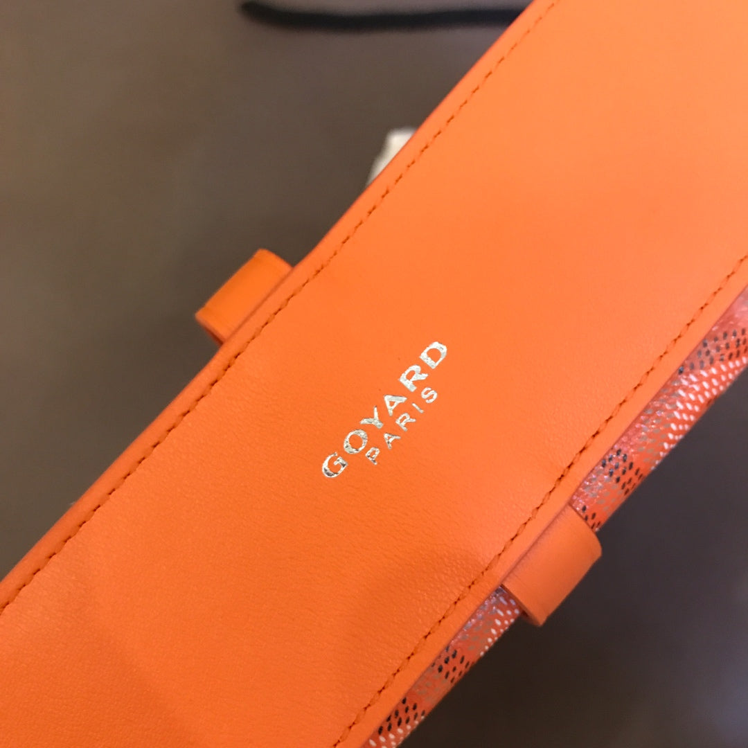 Minaudiere Trunk Bag 17cm Orange Canvas