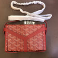 Minaudiere Trunk Bag 17cm Red Canvas