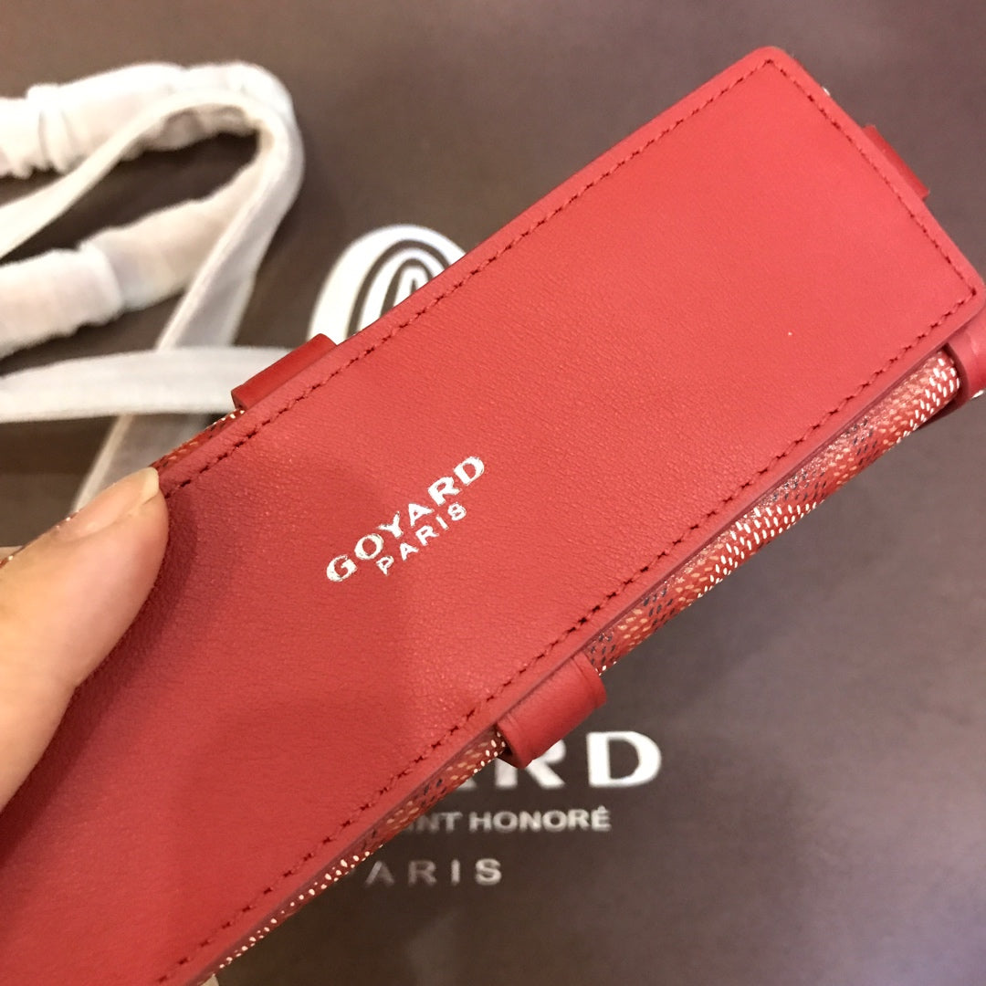 Minaudiere Trunk Bag 17cm Red Canvas
