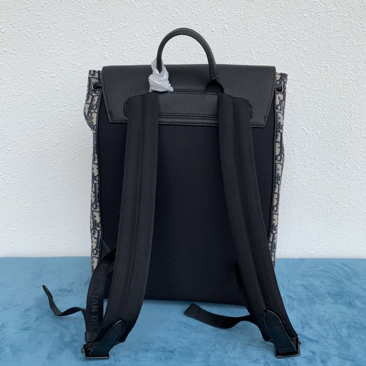 Dior Motion Backpack Beige and Black Oblique